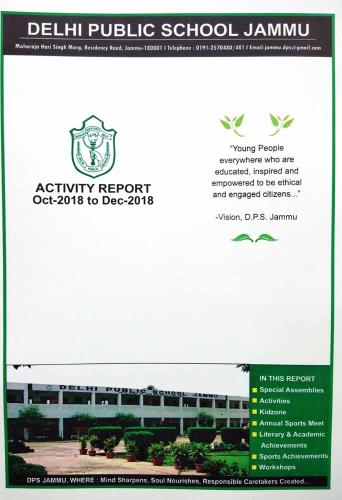 Activity Report Oct 2018 - Dec 2018
